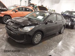 2020 Kia Rio LX with VIN 3KPA24AD1LE308880, listed as a IAAI auction lot 41827075 with 52,070 mi miles. Bid and sale history available at carsss.com. Image 18.