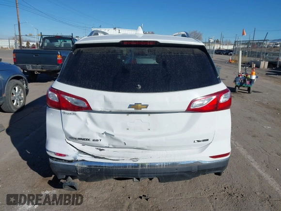 2018 Chevrolet Equinox Premier with VIN 3GNAXNEX3JS605358, listed as a IAAI auction lot 41291177 with 116,789 mi miles. Bid and sale history available at carsss.com. Image 16.