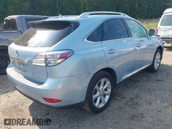 2010 Lexus RX 350 with VIN 2T2ZK1BA7AC001954, listed as a IAAI auction lot 42674800 with 150,946 mi miles and . Bid and sale history available at DreamBid. Image 4.