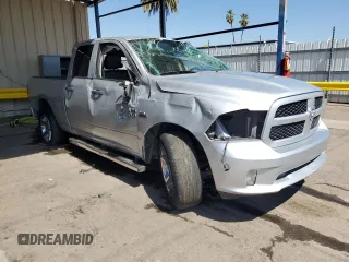 2017 Ram 1500 Express with VIN 1C6RR6FT1HS585275, listed as a Copart auction lot 57252115 with 102,974 mi miles and Clean title. Bid and sale history available at DreamBid. Image 4.
