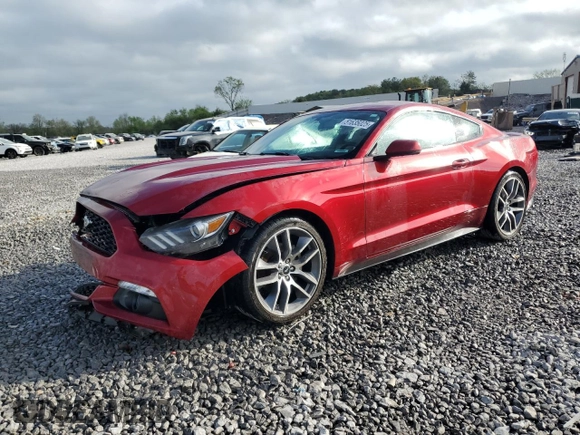 2015 Ford Mustang EcoBoost with VIN 1FA6P8TH5F5320955, listed as a Copart auction lot 51635025 with 136,278 mi miles and Salvage Title. Bid and sale history available at carsss.com. Image 1.