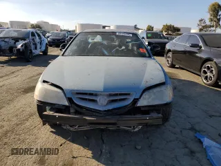 2001 Acura CL Type S with VIN 19UYA42731A000492, listed as a Copart auction lot 89125705 with 0 mi miles and Salvage Title. Bid and sale history available at carsss.com. Image 5.