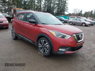 2019 Nissan Kicks S with VIN 3N1CP5CU9KL529380, listed as a IAAI auction lot 41871759 with 23,873 mi miles and . Bid and sale history available at carsss.com. Image 1.