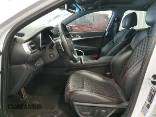 2020 Genesis G70 3.3T with VIN KMTG34LE6LU048573, listed as a Copart auction lot 67907884 with 63,531 mi miles and Salvage Title. Bid and sale history available at carsss.com. Image 7.