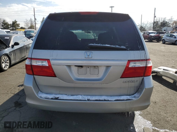 2006 Honda Odyssey LX with VIN 5FNRL38286B045963, listed as a Copart auction lot 45997815 with 121,328 mi miles and Salvage Title. Bid and sale history available at carsss.com. Image 6.