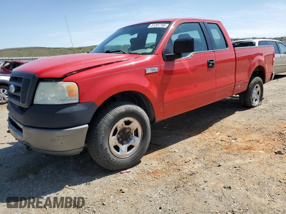 2006 Ford F-150 STX with VIN 1FTRX14W26NB57595, listed as a Copart auction lot 51207795 with 283,858 mi miles and Salvage title. Bid and sale history available at DreamBid. Image 1.