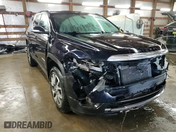 2021 GMC Acadia SLE with VIN 1GKKNKLA7MZ132561, listed as a Copart auction lot 46323775 with 53,112 mi miles and Salvage Title. Bid and sale history available at DreamBid. Image 14.