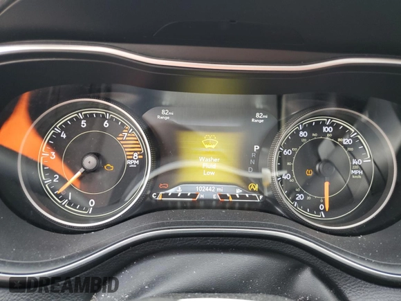 2019 Jeep Cherokee Limited with VIN 1C4PJMDX8KD286735, listed as a Copart auction lot 57758285 with 102,442 mi miles and Salvage title. Bid and sale history available at DreamBid. Image 9.