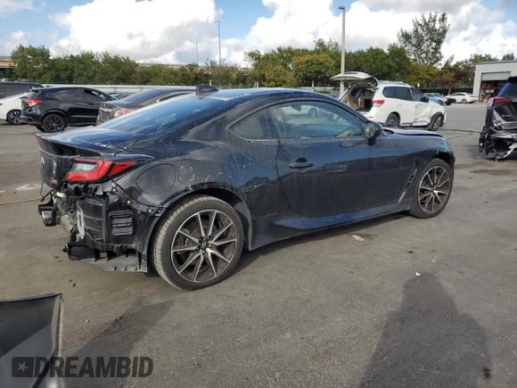2023 Toyota GR86 with VIN JF1ZNBC19P8763094, listed as a Copart auction lot 42572105 with 13,271 mi miles and Salvage Title. Bid and sale history available at carsss.com. Image 3.