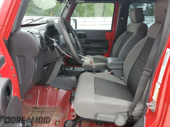 2008 Jeep Wrangler Unlimited X with VIN 1J4GA39118L607733, listed as a Copart auction lot 54506485 with 114,975 mi miles and Salvage Title. Bid and sale history available at DreamBid. Image 7.