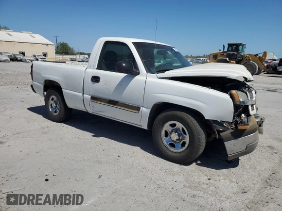 2003 Chevrolet Silverado 1500 with VIN 1GCEC14X53Z293212, listed as a Copart auction lot 48592695 with 115,255 mi miles and Salvage Title. Bid and sale history available at carsss.com. Image 4.