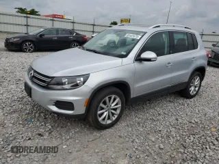 2017 Volkswagen Tiguan Wolfsburg Edition with VIN WVGSV7AX9HK020189, listed as a Copart auction lot 58167475 with 141,825 mi miles and Salvage title. Bid and sale history available at DreamBid. Image 1.