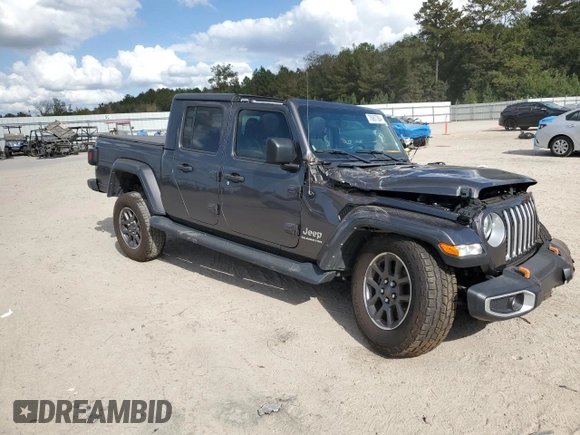 2021 Jeep Gladiator Overland с VIN 1C6HJTFG0ML574762, выставлен на аукционе Copart как лот 78867084 с пробегом 32 283 миль миль и Списание • Salvage title. История ставок и продаж доступна на DreamBid. Изображение 4.