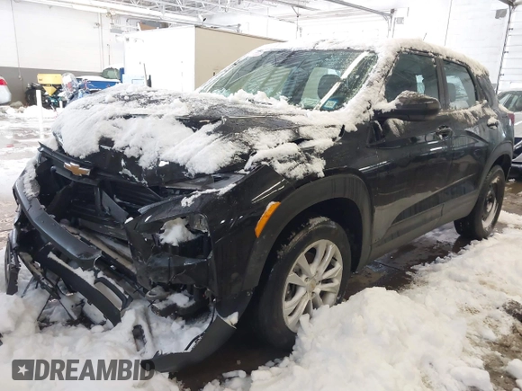 2021 Chevrolet TrailBlazer LS with VIN KL79MNSL7MB085703, listed as a IAAI auction lot 41590450 with 46,894 mi miles. Bid and sale history available at carsss.com. Image 17.