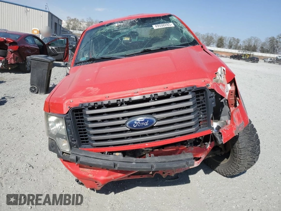 2012 Ford F-150 XL with VIN 1FTFW1EF3CFB93175, listed as a Copart auction lot 49598285 with 140,069 mi miles and Salvage Title. Bid and sale history available at carsss.com. Image 5.