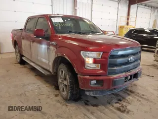 2016 Ford F-150 XLT with VIN 1FTEW1EF3GFC70144, listed as a IAAI auction lot 41448079 with 123,692 mi miles. Bid and sale history available at carsss.com. Image 1.