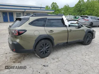 2023 Subaru Outback Onyx with VIN 4S4BTALCXP3186730, listed as a Copart auction lot 58182195 with Not provided miles and Salvage title. Bid and sale history available at DreamBid. Image 3.
