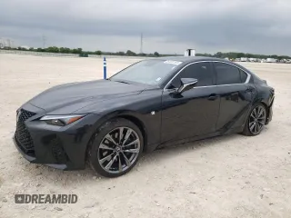 2024 Lexus IS 350 F Sport with VIN JTHGZ1B29R5079076, listed as a Copart auction lot 55539765 with 15,778 mi miles and Salvage title. Bid and sale history available at DreamBid. Image 1.