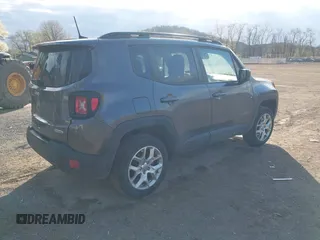 2018 Jeep Renegade Latitude with VIN ZACCJBBB8JPH51136, listed as a IAAI auction lot 42027011 with 65,252 mi miles and . Bid and sale history available at carsss.com. Image 4.