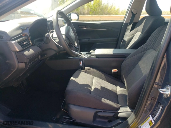 2025 Toyota Camry LE with VIN 4T1DAACK9SU526653, listed as a Copart auction lot 52379845 with 14,730 mi miles and Clean Title. Bid and sale history available at carsss.com. Image 7.