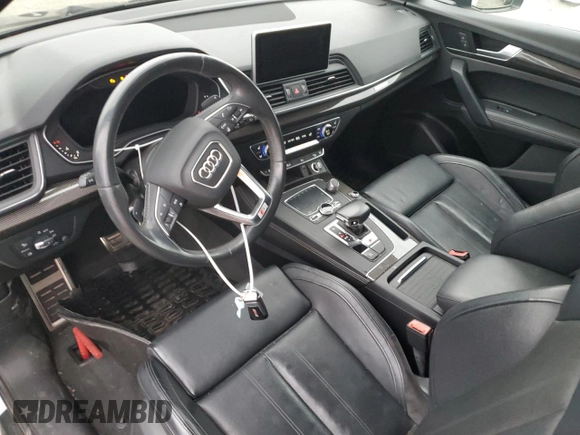 2019 Audi SQ5 Premium Plus with VIN WA1B4AFY5K2086455, listed as a Copart auction lot 37551534 with 40,898 mi miles and . Bid and sale history available at DreamBid. Image 8.
