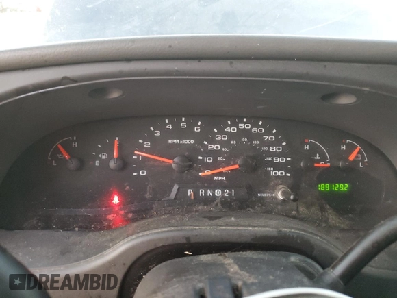 2007 Ford Econoline Passenger XL with VIN 1FBNE31L67DB23312, listed as a Copart auction lot 48683305 with 189,129 mi miles and Salvage Title. Bid and sale history available at carsss.com. Image 9.
