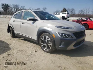 2022 Hyundai Kona Limited с VIN KM8K53A39NU899943, выставлен на аукционе Copart как лот 43697075 с пробегом 45 663 миль миль и Списание • Salvage title. История ставок и продаж доступна на DreamBid. Изображение 4.