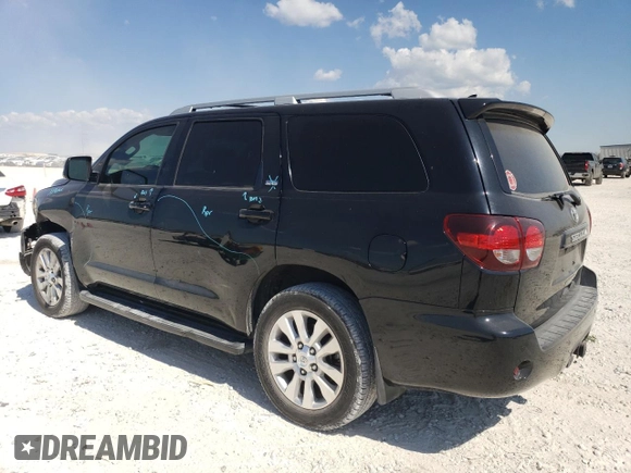 2018 Toyota Sequoia SR5 with VIN 5TDZY5G19JS070428, listed as a Copart auction lot 73185834 with 60,192 mi miles and Salvage Title. Bid and sale history available at carsss.com. Image 2.
