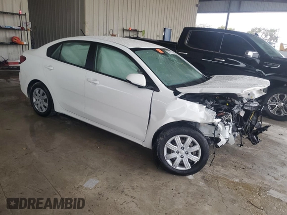 2023 Kia Rio S with VIN 3KPA24AD1PE521334, listed as a Copart auction lot 50392175 with 0 mi miles and Non Repairable. Bid and sale history available at carsss.com. Image 4.
