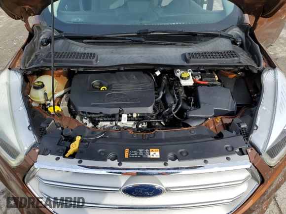2017 Ford Escape SE with VIN 1FMCU0GD3HUC04513, listed as a Copart auction lot 47295575 with 147,938 mi miles and Salvage Title. Bid and sale history available at DreamBid. Image 13.