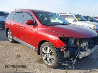 2015 Nissan Pathfinder Platinum with VIN 5N1AR2MN2FC684712, listed as a IAAI auction lot 41572963 with 135,714 mi miles and . Bid and sale history available at DreamBid. Image 1.