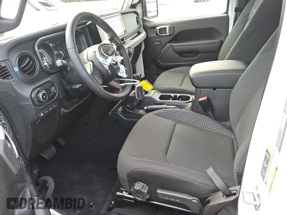 2025 Jeep Wrangler Rubicon z VIN 1C4RJXR66SW602471, wystawiony jako Copart lot #58302595 z przebiegiem 297 mil mil oraz Czysty tytuł • Clean title. Historia ofert i sprzedaży dostępna na DreamBid. Obrazek 7.