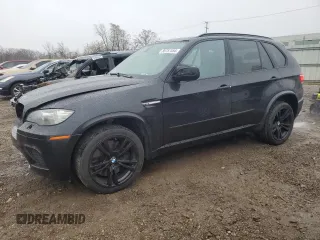 2012 BMW X5 M with VIN 5YMGY0C53CLK27448, listed as a Copart auction lot 80757454 with 146,435 mi miles and Salvage Title. Bid and sale history available at carsss.com. Image 1.