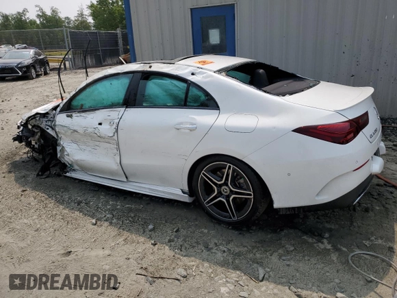 2024 Mercedes-Benz CLA 250 with VIN W1K5J4HBXRN454116, listed as a Copart auction lot 59536385 with Not provided miles and Salvage title. Bid and sale history available at DreamBid. Image 2.