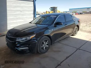 2019 Kia Optima LX with VIN 5XXGT4L31KG275168, listed as a Copart auction lot 57123105 with 167,453 mi miles and Salvage title. Bid and sale history available at DreamBid. Image 1.