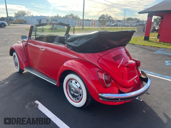 1969 Volkswagen Beetle with VIN 159347803, listed as a Copart auction lot 78107464 with 49,842 mi miles and Clean Title. Bid and sale history available at DreamBid. Image 3.