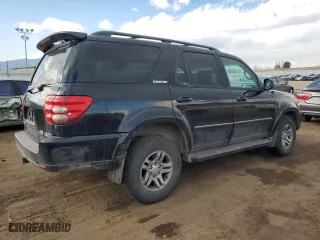 2004 Toyota Sequoia Limited with VIN 5TDBT48A04S208483, listed as a Copart auction lot 45672095 with 262,847 mi miles and Salvage Title. Bid and sale history available at carsss.com. Image 3.