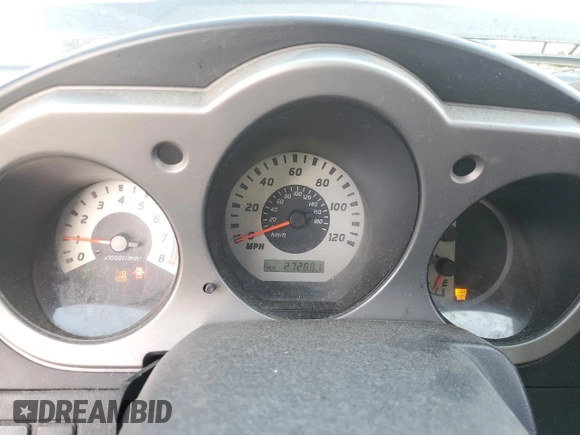 2004 Nissan Frontier SC with VIN 1N6MD29Y44C437656, listed as a Copart auction lot 71741124 with 272,881 mi miles and Salvage title. Bid and sale history available at DreamBid. Image 9.