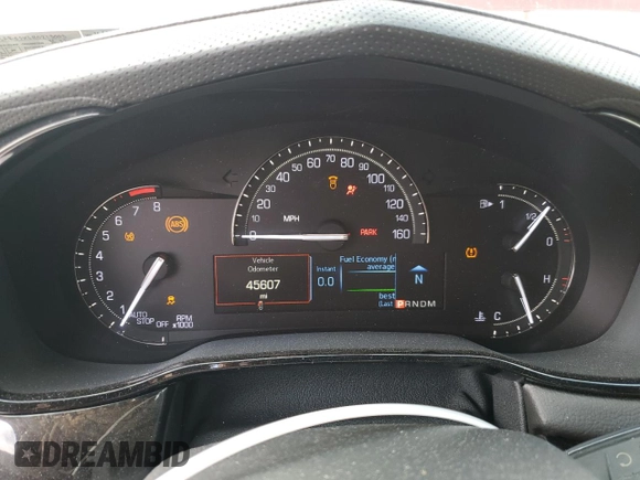 2017 Cadillac CTS Sedan Luxury RWD with VIN 1G6AR5SX6H0213003, listed as a Copart auction lot 46981695 with 45,607 mi miles and Salvage Title. Bid and sale history available at carsss.com. Image 9.