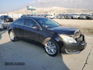 2015 Buick Regal with VIN 2G4GV5EK7F9265810, listed as a Copart auction lot 84099184 with 91,989 mi miles and Salvage title. Bid and sale history available at DreamBid. Image 4.