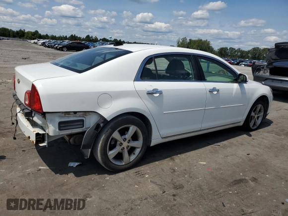 2012 Chevrolet Malibu 1LT with VIN 1G1ZC5EU7CF290691, listed as a Copart auction lot 68503864 with 141,722 mi miles and Salvage Title. Bid and sale history available at DreamBid. Image 3.