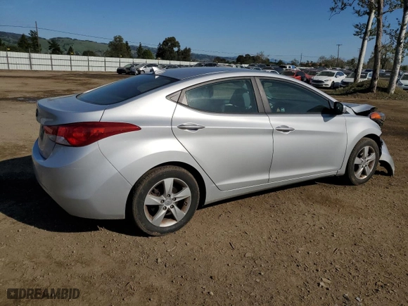 2013 Hyundai Elantra GLS PZEV with VIN KMHDH4AE9DU992659, listed as a Copart auction lot 49479675 with 88,276 mi miles and Salvage Title. Bid and sale history available at carsss.com. Image 3.