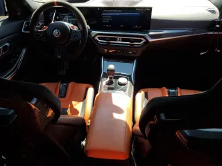 2023 BMW M3 Competition xDrive with VIN WBS43AY08PFN58052, listed as a Copart auction lot 57054885 with 28,675 mi miles and Salvage title. Bid and sale history available at DreamBid. Image 8.
