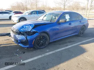 2020 BMW 3 Series M340i xDrive with VIN WBA5U9C04LFH45166, listed as a IAAI auction lot 41326152 with 37,746 mi miles and . Bid and sale history available at DreamBid. Image 2.