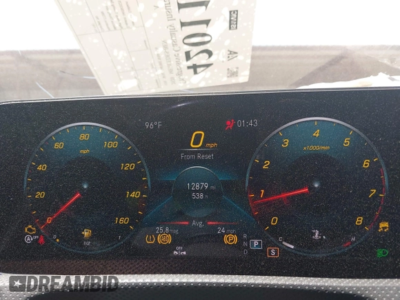 2020 Mercedes-Benz A 220 with VIN W1K3G4FB0LW046976, listed as a IAAI auction lot 42011233 with 12,879 mi miles and . Bid and sale history available at DreamBid. Image 7.