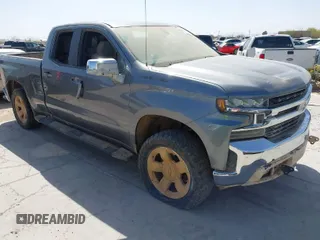 2020 Chevrolet Silverado 1500 LT with VIN 1GCRYDED8LZ340970, listed as a IAAI auction lot 41912514 with 1 mi miles. Bid and sale history available at carsss.com. Image 1.
