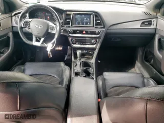 2019 Hyundai Sonata Sport with VIN 5NPE34AF8KH796431, listed as a Copart auction lot 48962165 with 109,685 mi miles and Salvage Title. Bid and sale history available at carsss.com. Image 8.