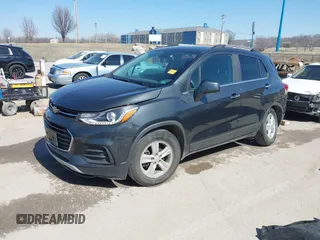 2018 Chevrolet Trax LT with VIN 3GNCJLSB5JL203424, listed as a IAAI auction lot 41738583 with 115,026 mi miles. Bid and sale history available at carsss.com. Image 20.