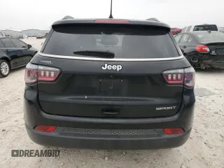 2021 Jeep Compass Sport with VIN 3C4NJCAB9MT510988, listed as a Copart auction lot 51683555 with 48,953 mi miles and Salvage title. Bid and sale history available at DreamBid. Image 6.