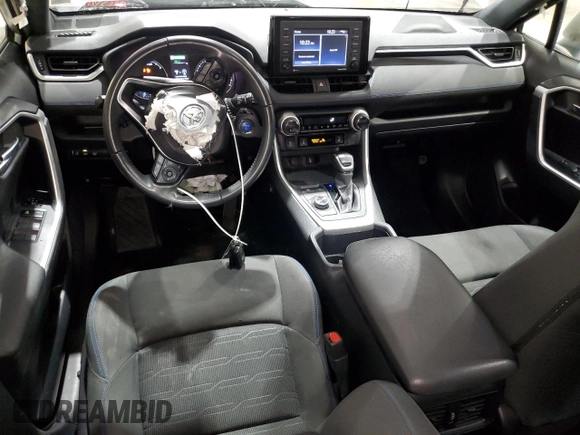 2022 Toyota RAV4 Hybrid SE with VIN JTM16RFVXND052911, listed as a Copart auction lot 62829175 with 84,035 mi miles and Salvage title. Bid and sale history available at DreamBid. Image 8.